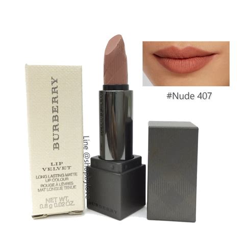 Burberry Nude (407) Lip Velvet Review & Swatches 